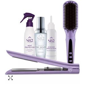 SUTRA 5 piece bundle FLAT IRON HEAT BRUSH NIB HAIR PRODUCTS